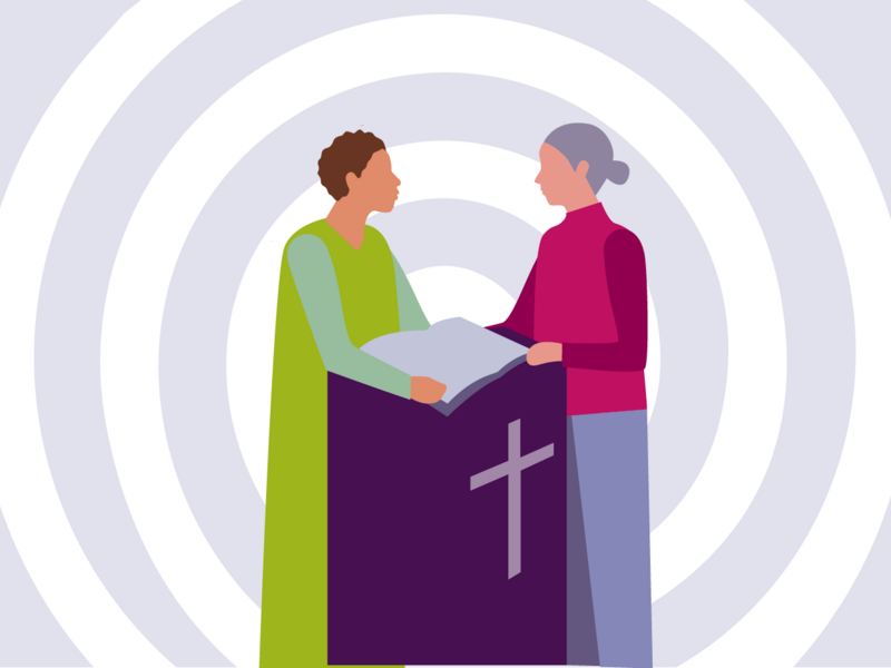 Themenbild Illustration Feministische Theologie