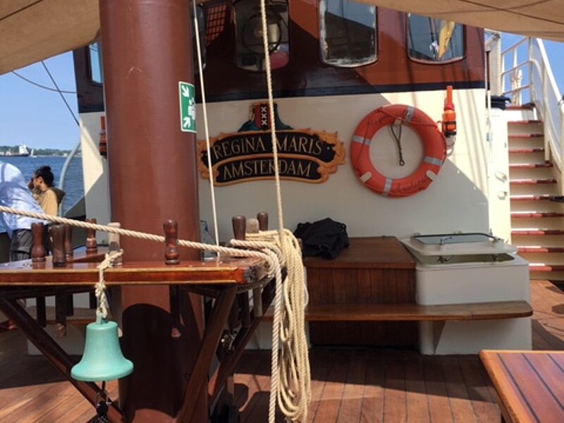 Oberdeck eines Segelschiffs